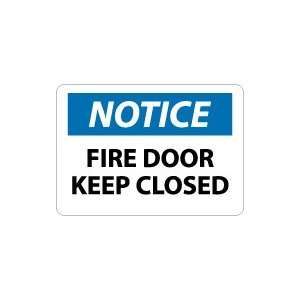  OSHA NOTICE Fire Door Keep Closed Safety Sign