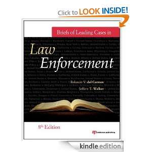 Briefs of Leading Cases in Law Enforcement   (Briefs of Leading Cases 