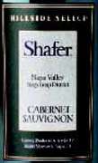 Shafer Hillside Select Cabernet Sauvignon 2002 