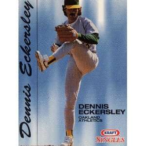  1993 Kraft Singles Superstars #6 Dennis Eckersley Sports 