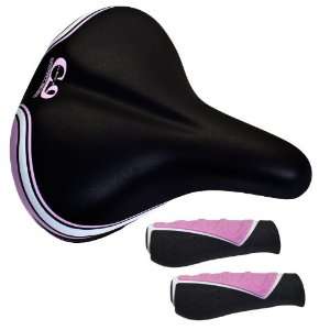   Revo Comfort Gel Saddle/Grip Combo   Black/Pink
