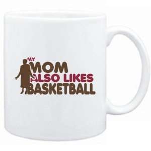  New  My Mom Also Likes Basketball  Mug Sports