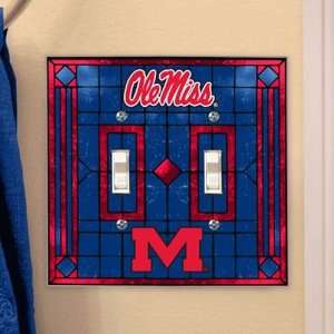   Rebels Art Glass Double Switch Plate Cover: Office Products