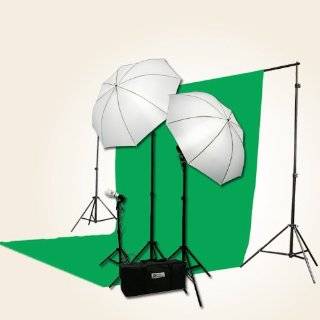   Green Chromakey Backdrop Screen Studio Light Kit by ePhotoInc HBU3 by
