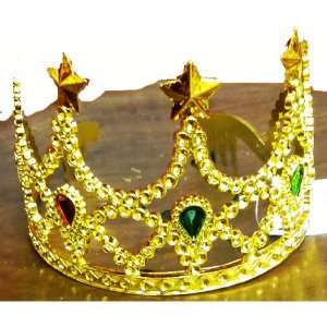  Gold 3 x 4.5 Childs Star Tiara [Toy] Toys & Games