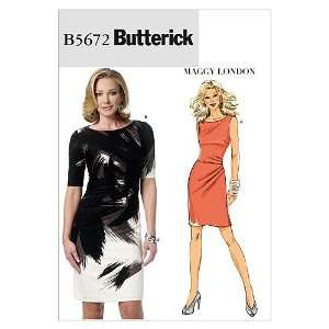  Butterick Patterns B5672 Misses Dress, Size B5 (8 10 12 