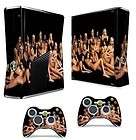   Sticker Decal skin Covers For Xbox 360 Slim Console & 2 controllers