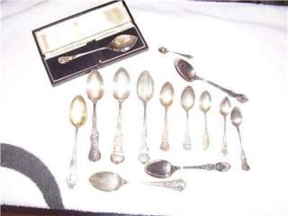 Sterling Silver Spoon Collection 6.5 Oz. Collectors Or Scrap L@@K 
