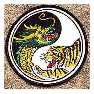  Dragon & Tiger Yin Yang Patch