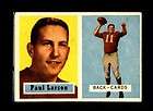 1957 Topps Paul Larson Chicago Cardinals 146  