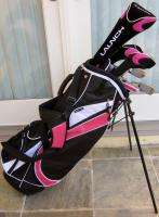NEW Complete Ladies Petite Golf Set Clubs PINK Drivers Hybrid Irons 