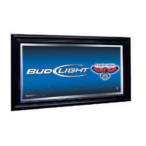 Atlanta Hawks Bud Light Beer Pub Mirror:  Sports & Outdoors