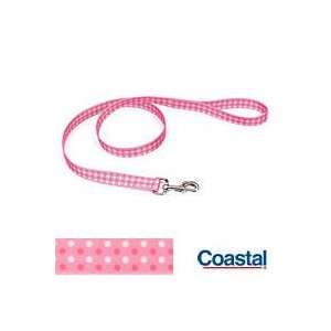  Pet Attire Styles Polka Dot Pink 4 Foot Dog Leash with a 