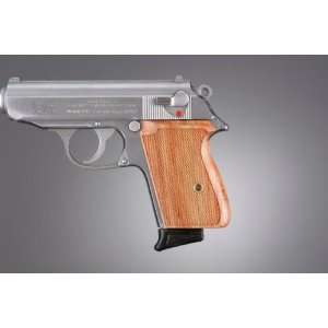  Hogue Walther PPK Tulipwood Checkered 02711 Sports 