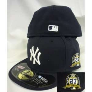 Yankees WORLD SERIES 5950 27 Champs New Era Hat  Sports 