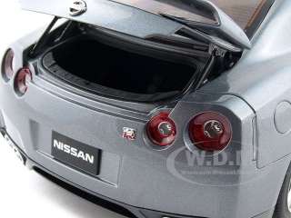 NISSAN GT R R35 GREY 1:18 DIECAST MODEL CAR AUTOART  