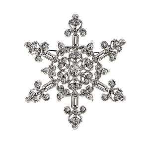  Vintage Inspired Snowflake Brooch by 1928 Jewelry 