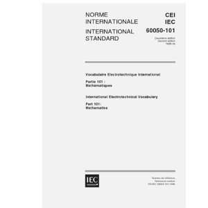  IEC 60050 101 Ed. 2.0 b:1998, International 