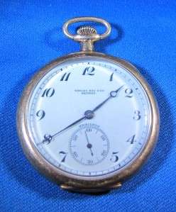 1913 HAMILTON 914 Gold Fill 17 Jewel WRIGHT, KAY & CO Pocket Watch   K
