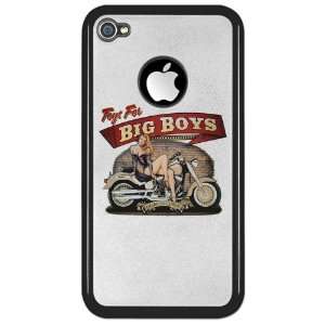   Clear Case Black Toys for Big Boys Lady on Motorcycle: Everything Else