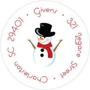     Holiday Address Labels (Tiny Iconic Snowman)