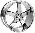 24 INCH U2 55 CHROME RIM AND TIRE PACKAGE CHEVY SUBURBAN 5X127