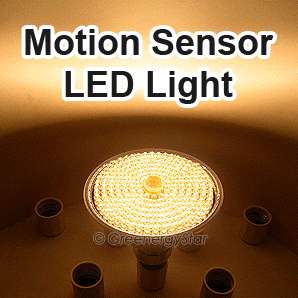 Motion Activated Sensor LED Light Bulb 110 V 10 Watt  