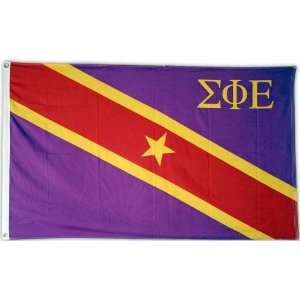  Three Pack Sigma Phi Epsilon Official 3x5 Flags 