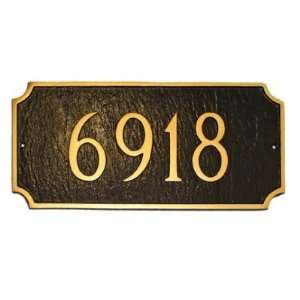  Two Sided Princeton Address Plaque Patio, Lawn & Garden