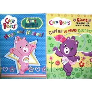 Care Bears 2 Coloring and Activity Book Set: Hugs and Kisses and 