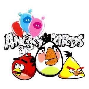  Angry Birds Heat Iron On Transfer for T Shirt ~ Red Bird White Bird 
