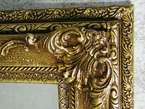 Large Hand Carved Wooden Framed Gold Mirror 999000 EY1 30 x 38  