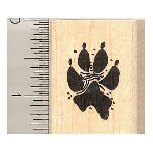  Dog Paw Print Rubber Stamp: Arts, Crafts & Sewing
