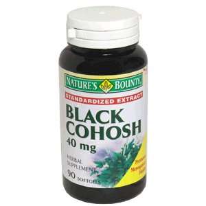  Natures Bounty Black Cohosh, 40mg, Standardized Extract 