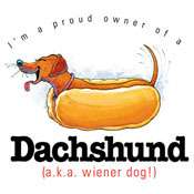 Proud Owner Of A Dachshund Dog T Shirt Tee Hoodie Sweatshirt 