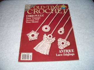VINTAGE OLD TIME CROCHET FALL 1990  