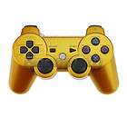 dualshock 3 gold color wireless bluetooth game controller for sony
