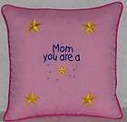 MOTHERS DAY PINK COTTON THROW PILLOW MD1 1 NEW/HANDMADE