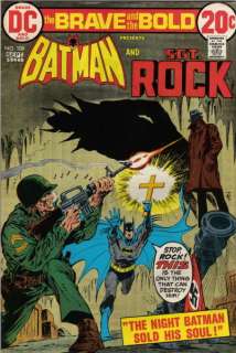 Brave and the Bold Comic #108 Batman Sgt Rock 1973 VFN+  