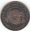 1980 president picker reagan carter anderson 1 1 4 32mm bronze medal