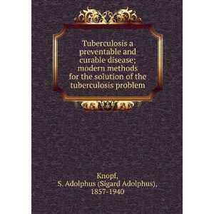Tuberculosis a preventable and curable disease; modern methods for the 