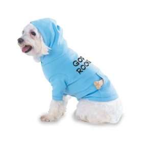  God Rocks Hooded (Hoody) T Shirt with pocket for your Dog 