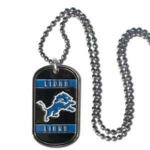    NFL Football Detroit Lions Dog Tag Necklace: Everything Else