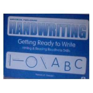  Handwriting Getting Ready to Write Writing & Reading 