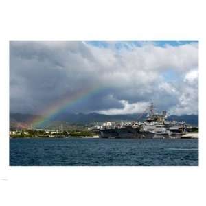   Aircraft Carrier USS Kitty Hawk Poster (24.00 x 18.00): Home & Kitchen