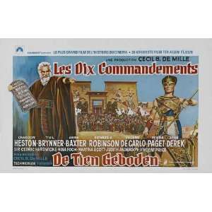  The Ten Commandments Poster Movie Belgian B 11 x 17 Inches 