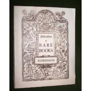   Selection of Rare Books (Catalog), Photographs (Black & White) Books