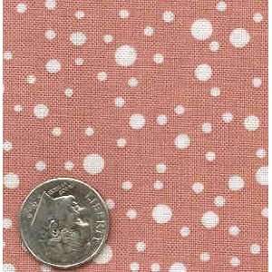  45 Wide SPOTS DUSTY ROSE Fabric By The Yard Arts 