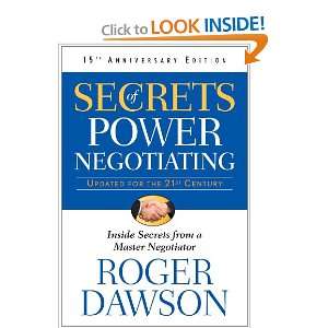 Secrets of Power Negotiating, 15th Anniversary Edition Inside Secrets 