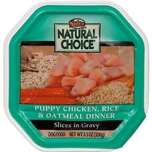   Choice Chicken, Rice & Oatmeal Dinner Slices in Gravy Puppy Food